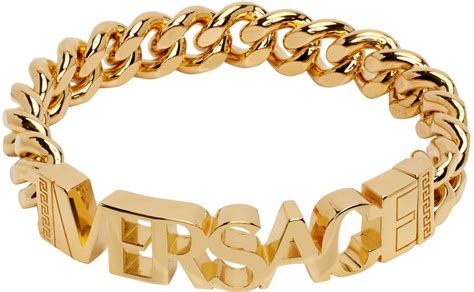 versace bracelet ssense|Versace sale shoes.